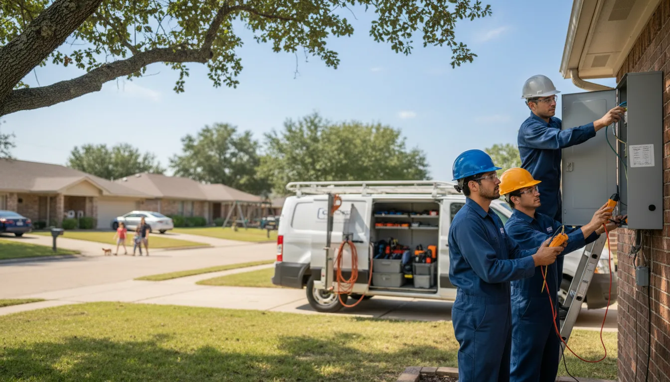 Certified electrician providing emergency electrical services in Moyers, OK